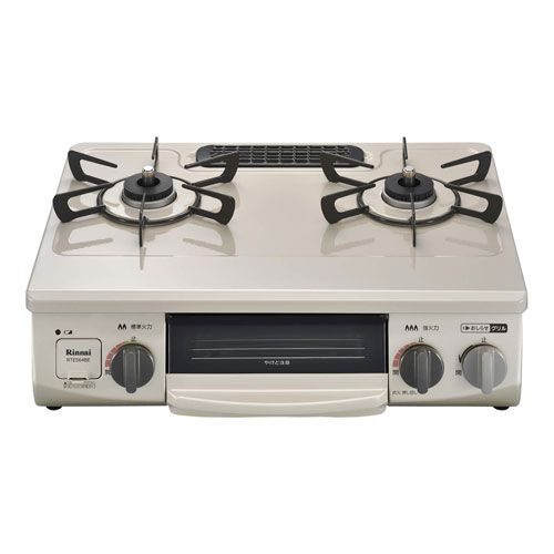 本体のみ リンナイ ガステーブル 右強火 PLガス用 LP クリームベージュ系