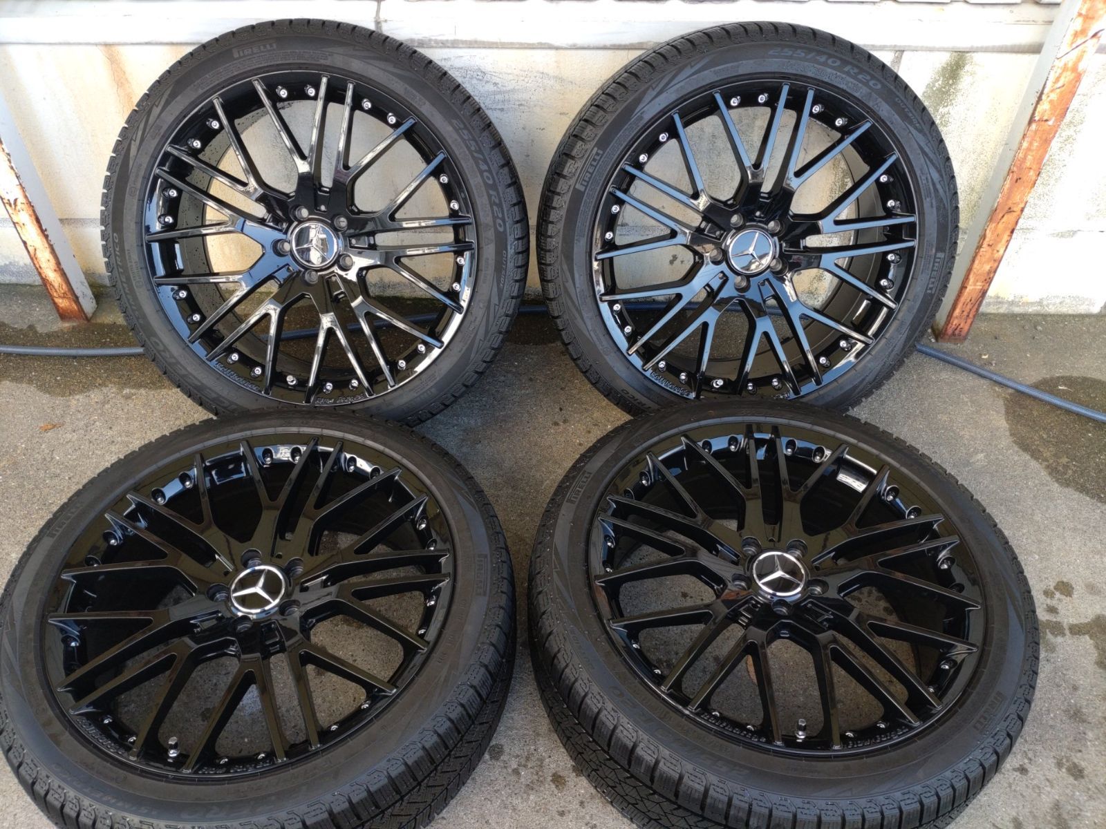 Rolfhartge ロルフハルトゲ X 10 ベンツGLA GLB 20インチ 8 5 J 50 PCD 112 H ＆ピレリ ICE ZERO 255 40 R 20 4本