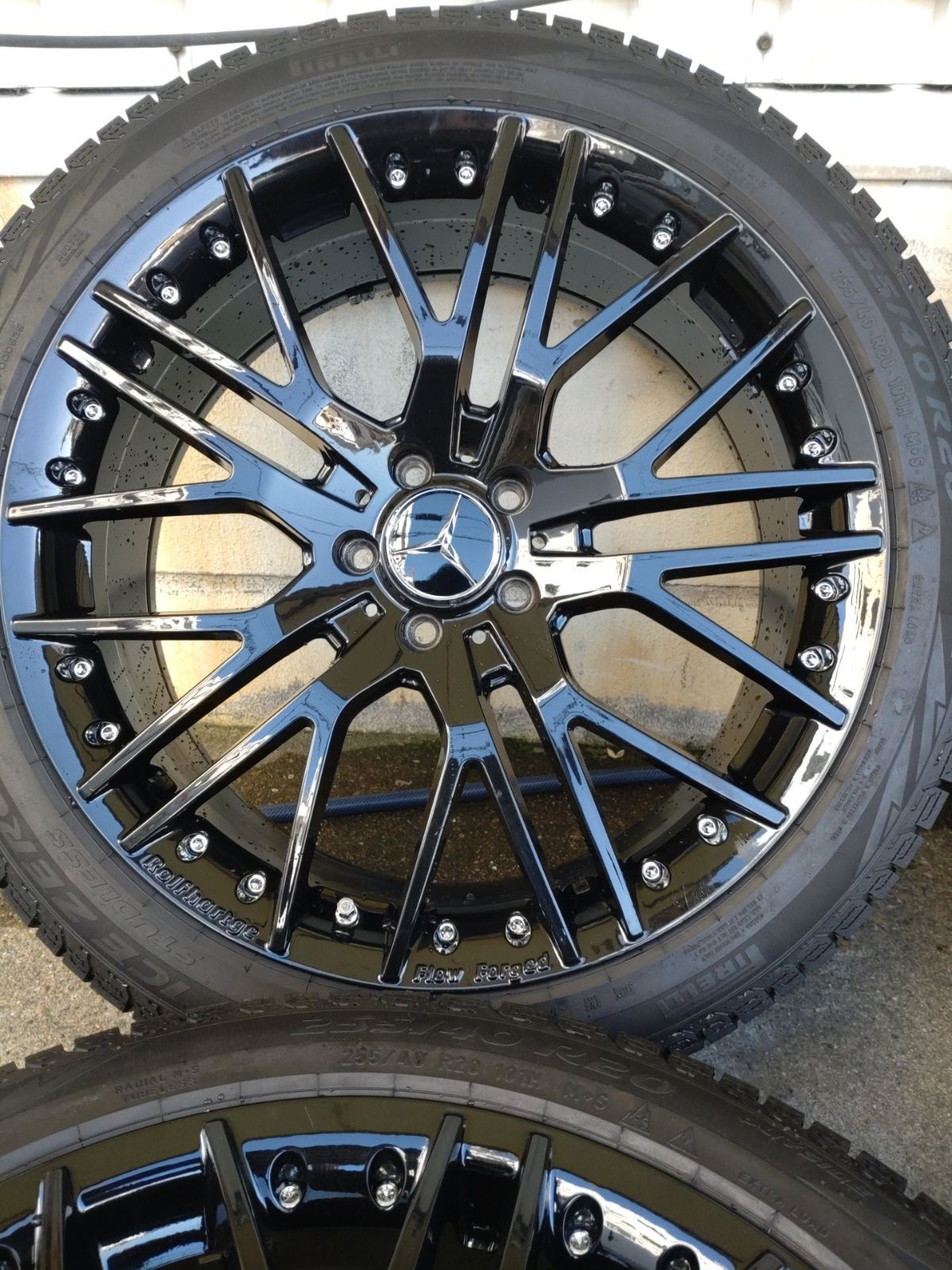  Rolfhartge ロルフハルトゲ X 10 ベンツGLA GLB 20インチ 8 5 J 50 PCD 112 H ＆ピレリ ICE ZERO 255 40 R 20 4本 20インチ タイヤ ホイールセット