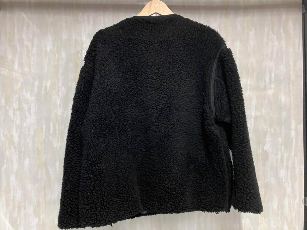 THE NORTHE FACE PURPLE LABEL Wool Boa Fleece Field Cardigan NA 2250 N Sサイズ ボアフリース ブラック ノースフェイス