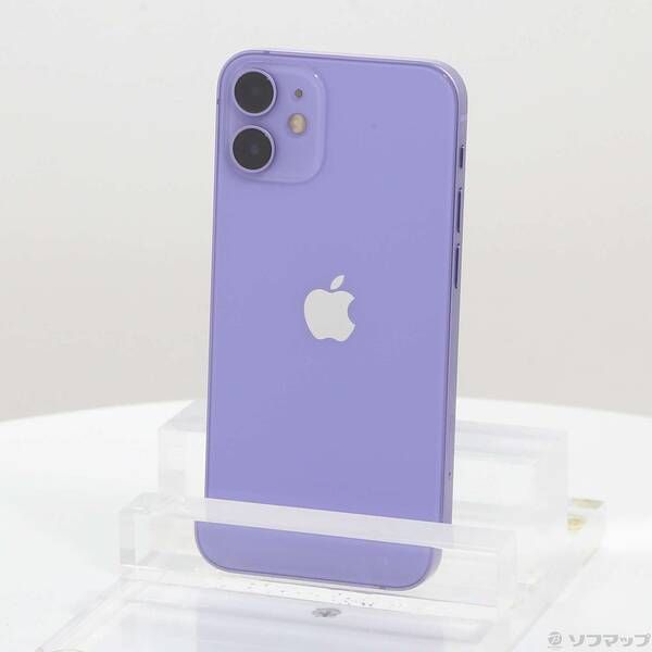 中古品〕 iPhone12 mini 128GB パープル MJQD3J／A SIMフリー【377