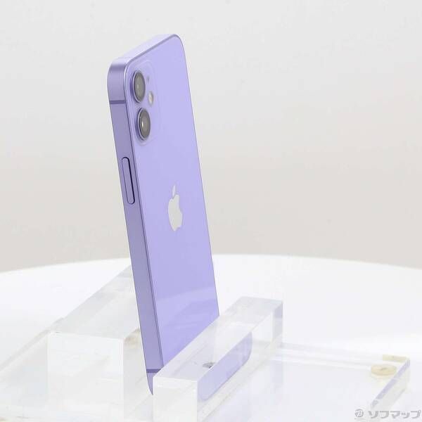 中古品〕 iPhone12 mini 128GB パープル MJQD3J／A SIMフリー【377