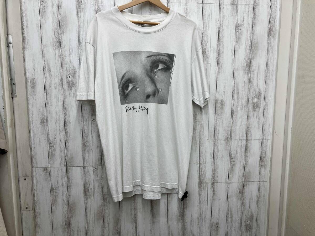 UNFOLLOW FOLL MAN LAY ホワイト コットン 半袖Tシャツ