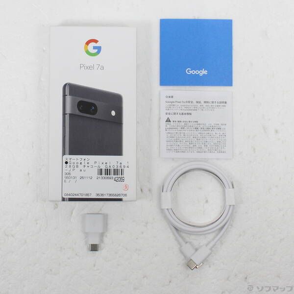 中古品〕 Google Pixel 7a 128GB チャコール GA03694-JP au SIMフリー