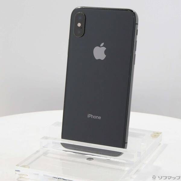 中古品〕 iPhoneXS 256GB スペースグレイ MTE02J／A SIMフリー【349