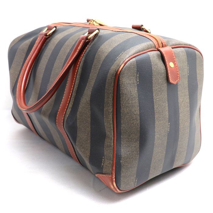 FENDI フェンディ ペカン ボストンバッグ カーキ ブラウン レディース