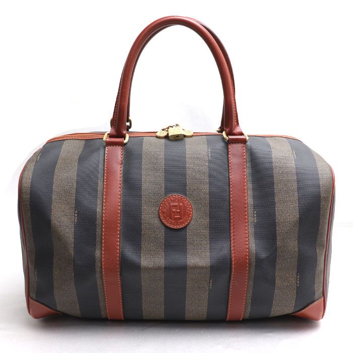 【中古】フェンディ FENDI ペカン ボストンバッグ 旅行バッグ 大容量 FENDI フェンディ ペカン ボストンバッグ カーキ ブラウン レディース