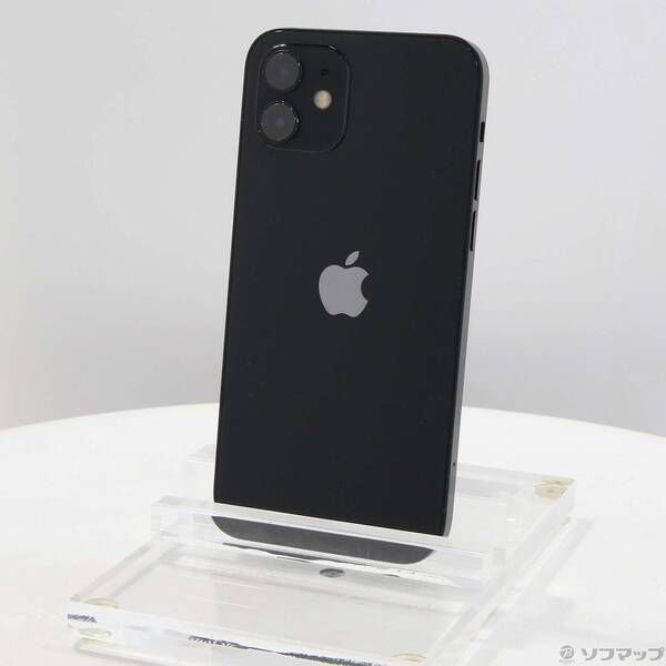 〔 品〕 iPhone 12 128 GB ブラック MGHU 3 J A SIMフリー 371