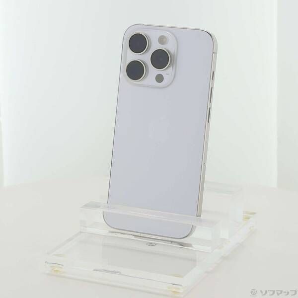 〔 品〕 iPhone 15 Pro 256 GB ホワイトチタニウム MTUD 3 J A SIMフリー 251