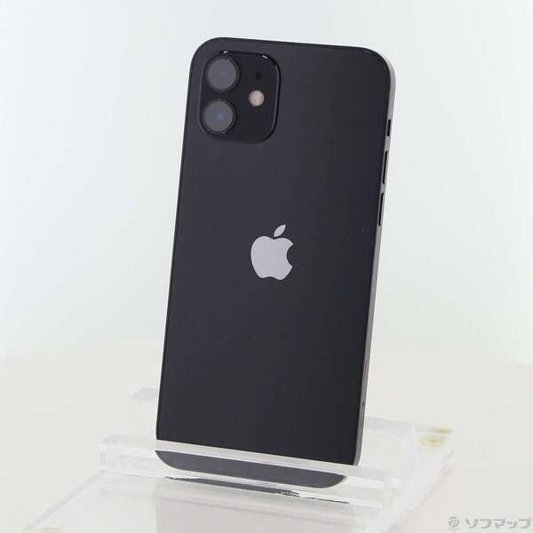 〔 品〕 iPhone 12 64 GB ブラック MGHN 3 J A SIMフリー 258
