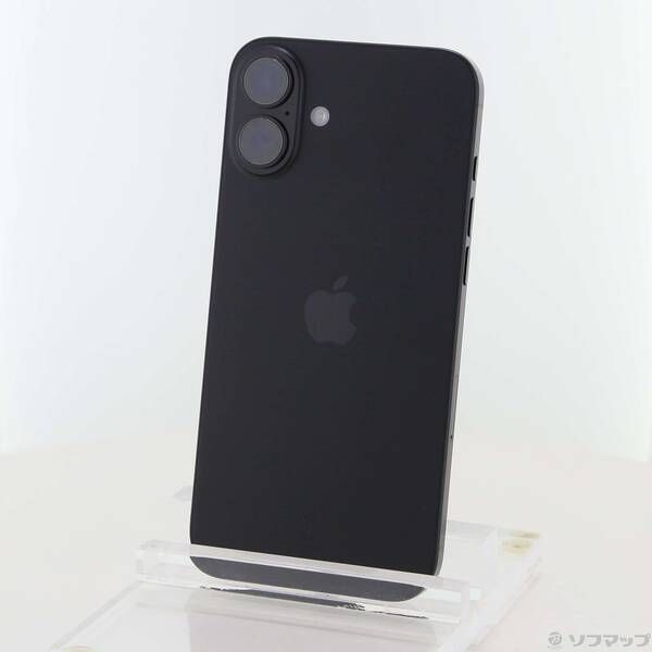 〔 品〕 iPhone 16 Plus 256 GB ブラック MXVG 3 J A SIMフリー 349