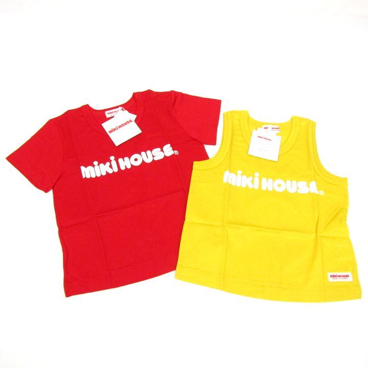  ミキハウス 半袖Ｔシャツ タンクトップ 7点セット ブランド 子供服 まとめて 大量 外装難有 ベビー 女の子用 MIKIHOUSE その他 キッズ服(100cm~)