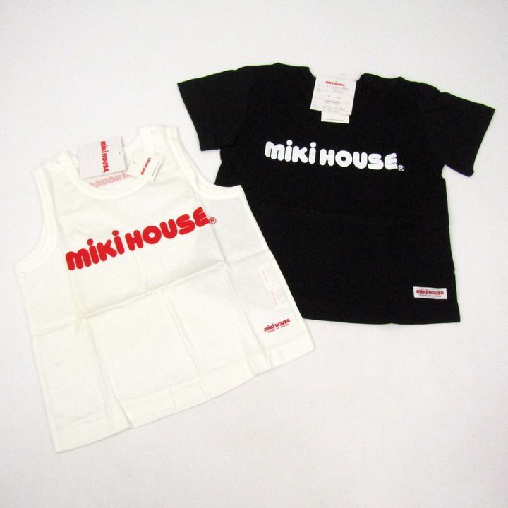 ミキハウス 半袖Ｔシャツ タンクトップ 7点セット ブランド 子供服 まとめて 大量 外装難有 ベビー 女の子用 MIKIHOUSE