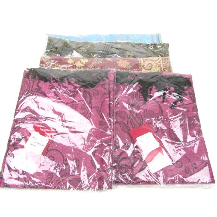 ドラゴンマジック パシュミナ ボタニカルジャガード他 ストール 5点セット まとめて 大量 レディース