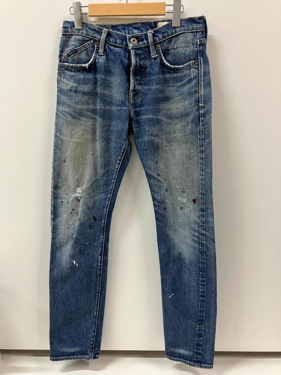 YANUK ヤヌーク 57291035 VINCENT 藤原裕コラボデニム ジーンズ ブルー