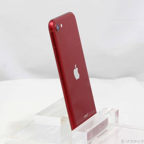 中古品〕 iPhone SE 第3世代 64GB プロダクトレッド MMYE3J／A SIM