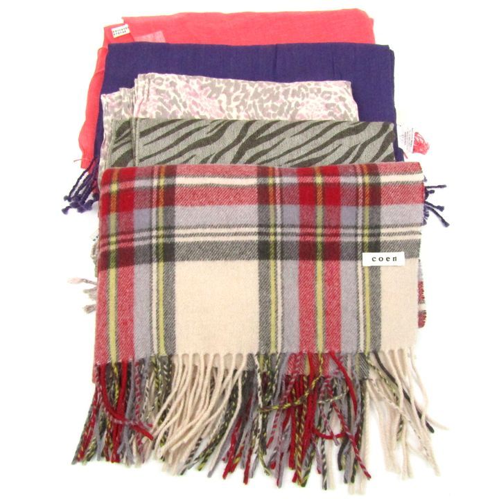 コーエン ボッシュ他 マフラー ストール ショール 5点セット ブランド まとめて 大量 レディース