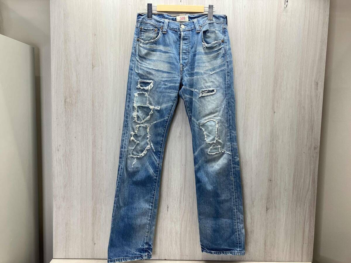 LEVI'S/リーバイス 501 08501-01 キムタクモデル ダメージリペア加工
