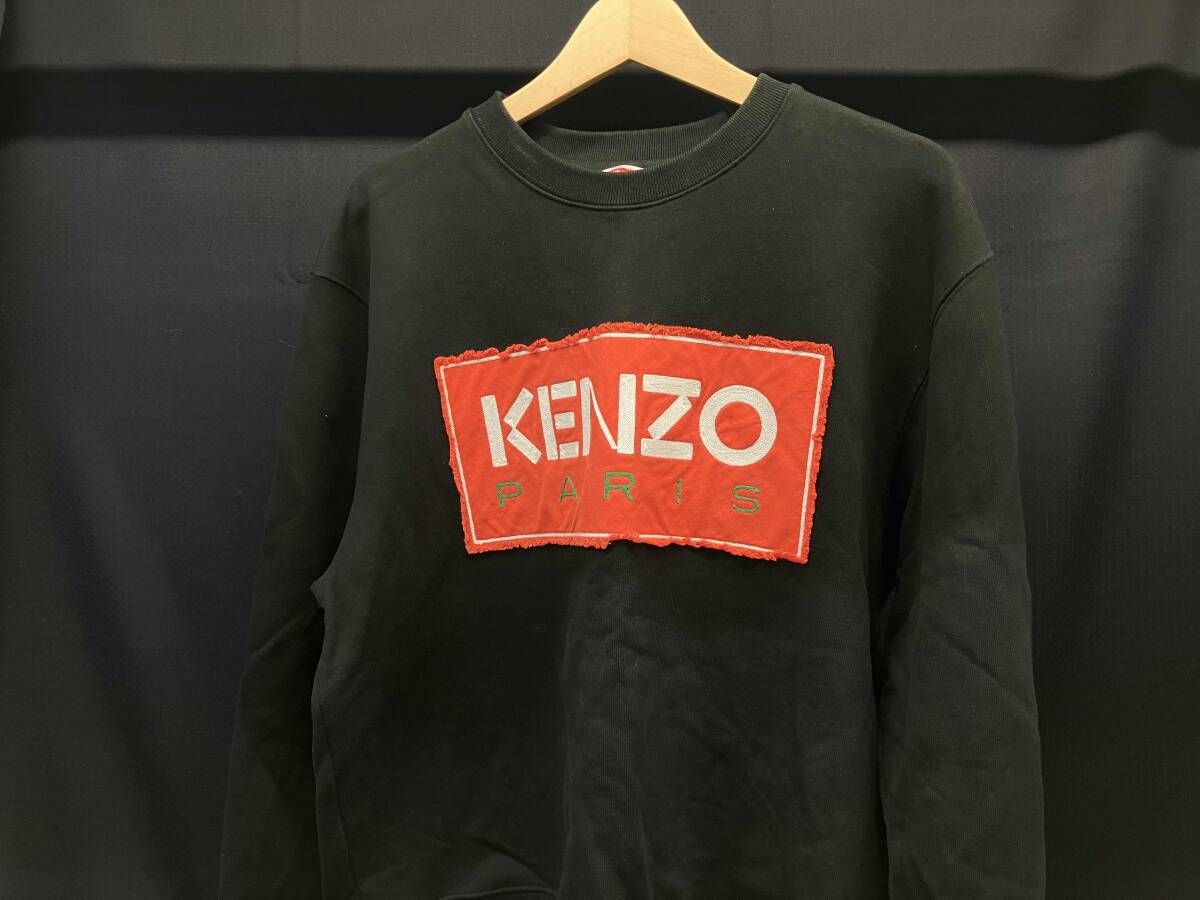KENZO ケンゾー スウェット Mサイズ ブラック 黒