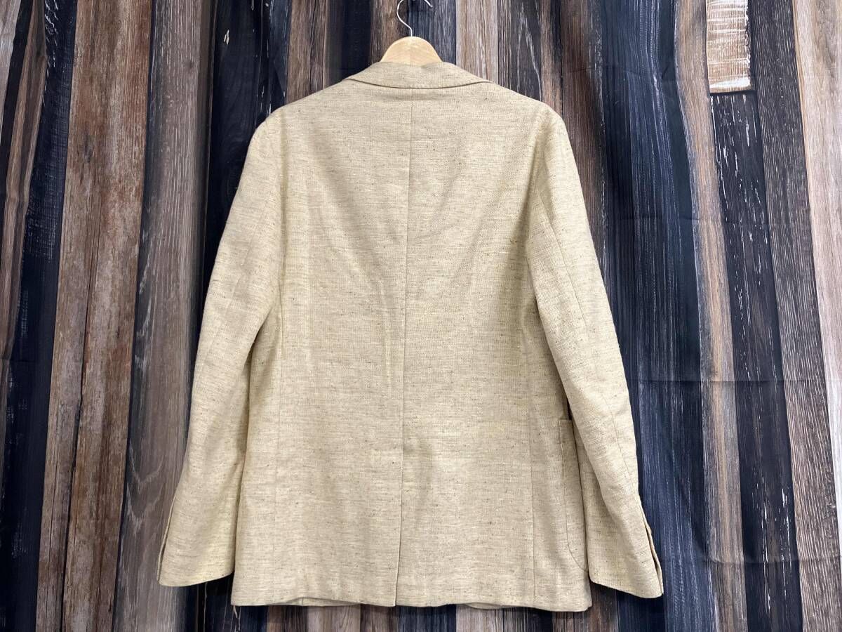モンテドーロ テーラードジャケット 631021 コットンリネン ナチュラル 46