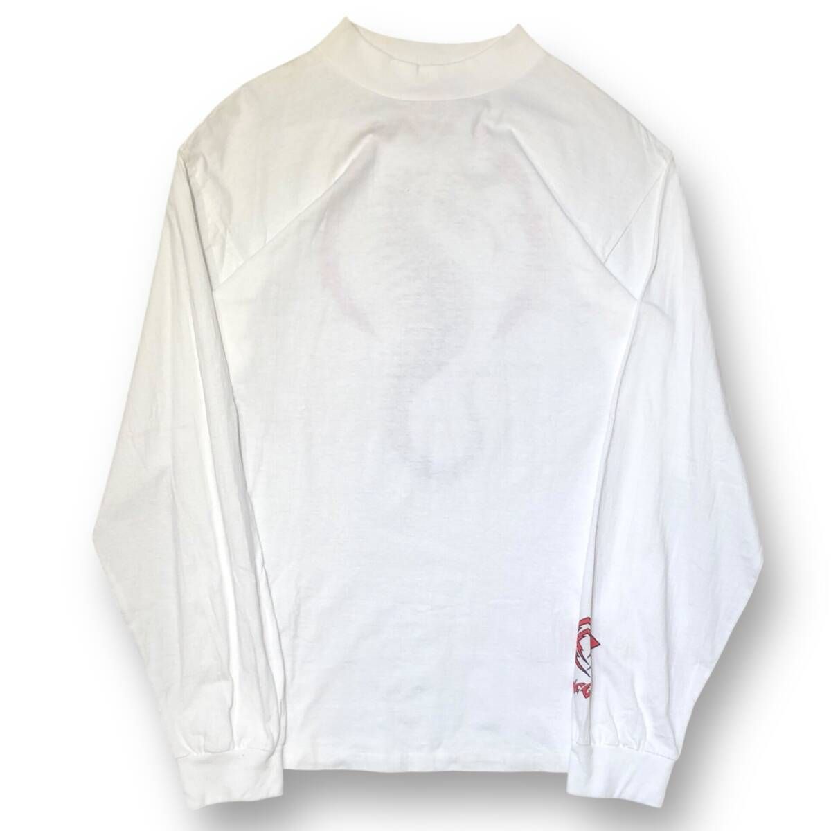 80-90 s POWELL PERALTA まわしタグMCGILL SNAKE BONE モックネック 長袖Tシャツ Мサイズ パウエルペラルタ