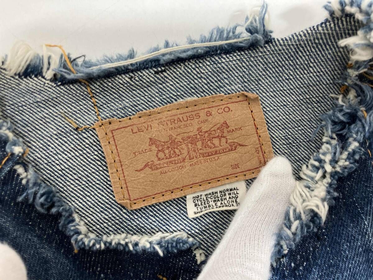 ストア LEVI'S リーバイス 70505 カスタム トラッカージャケット BIG E
