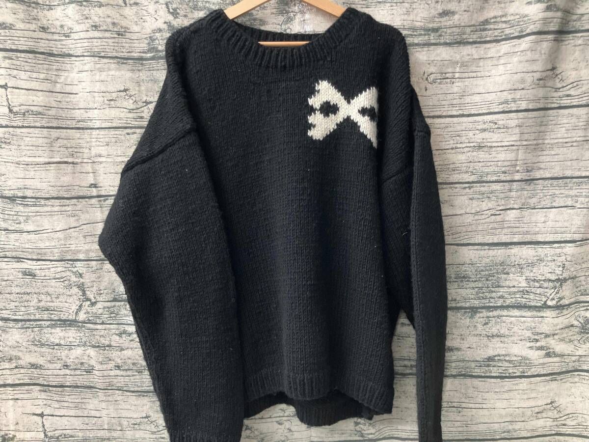 MCMACHAN WOOLEN マクマーンウーレン ニット ブラック ウール100