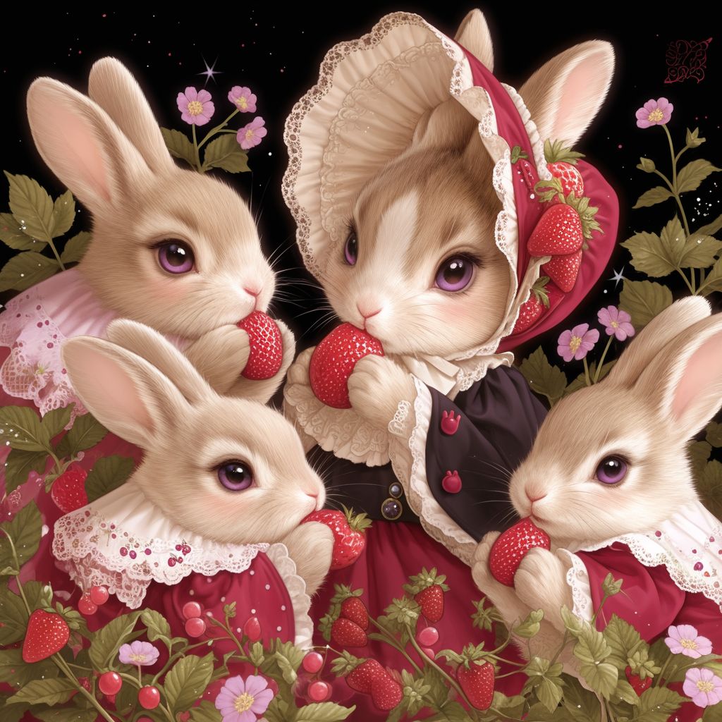 パネル生地 再販 可愛いうさぎ8柄 K - メルカリ