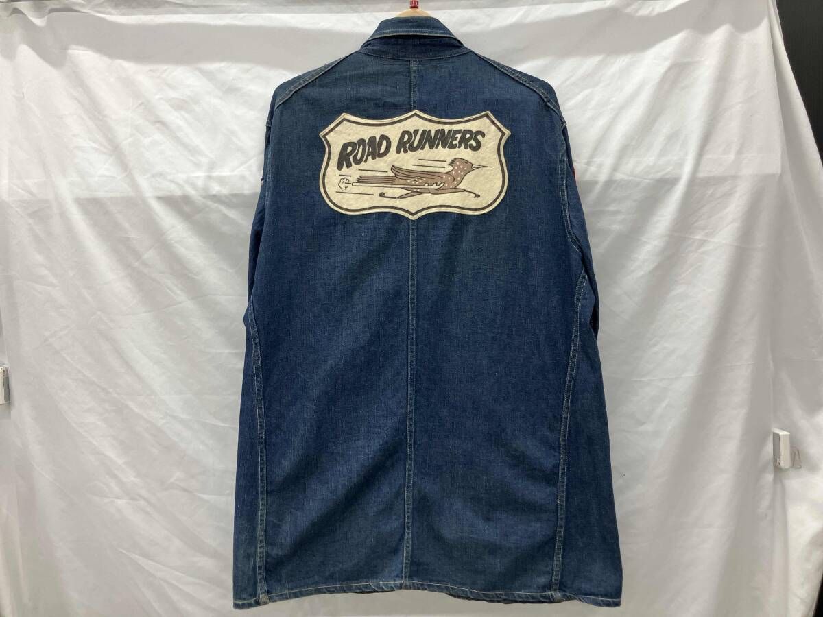 VINTAGE 40s,50s/デニムカバーオール/13スターボタ カバーオール/LL