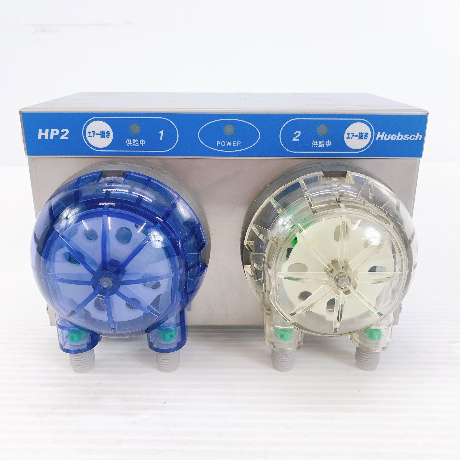 Y 483 Huebsch HP 2 洗剤自動投入機 ディスペンサー 動作未 2系統ポンプ 業務用洗濯機 コインランドリー設備