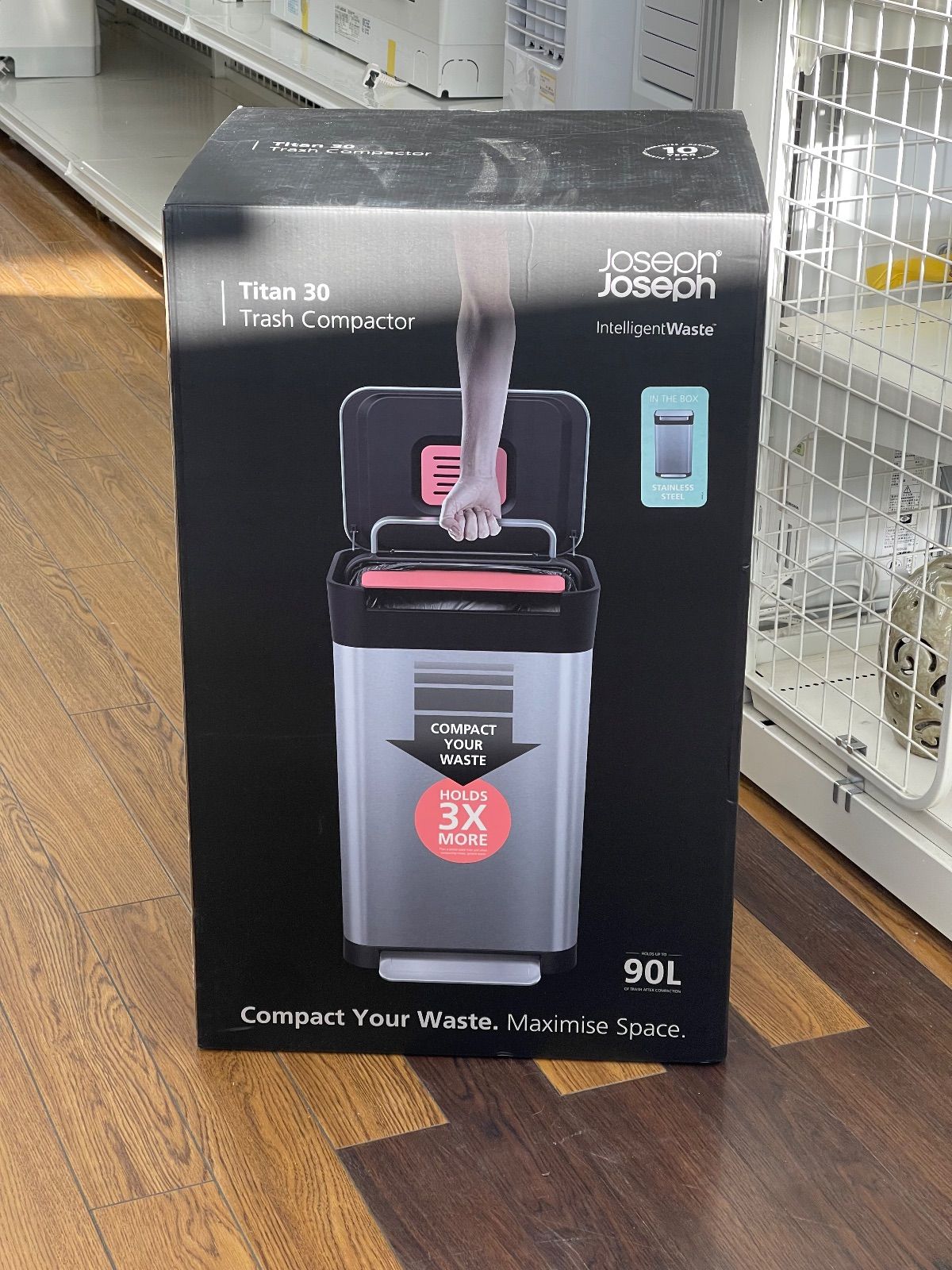 Joseph クラッシュボックス Titan 30 圧縮ゴミ箱 管理251201 03