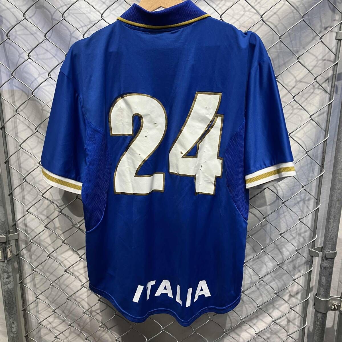 NIKE 96年 EURO ITALIA soccer uniform イタリア代表ユニフォームTEE