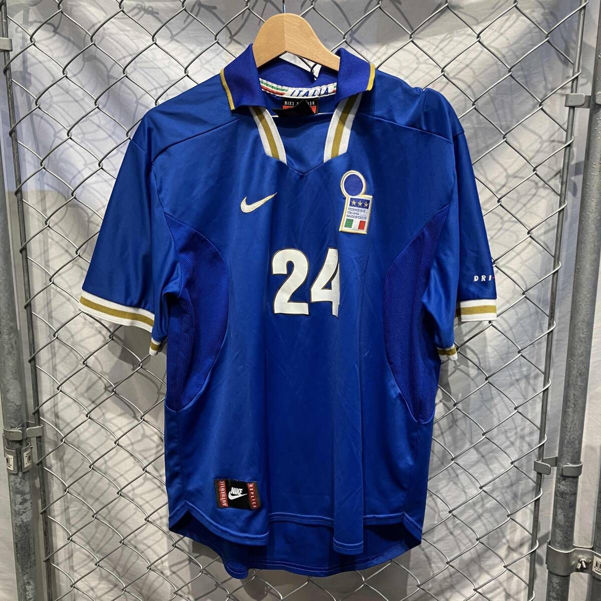 NIKE 96年 EURO ITALIA soccer uniform イタリア代表ユニフォームTEE