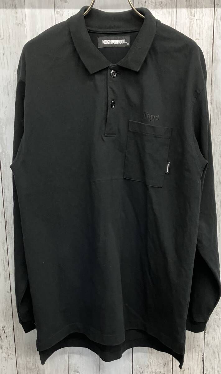NEIGHBORHOOD 長袖ポロシャツ ネイバーフッド 21SS PLAIN/C-POLO.LS