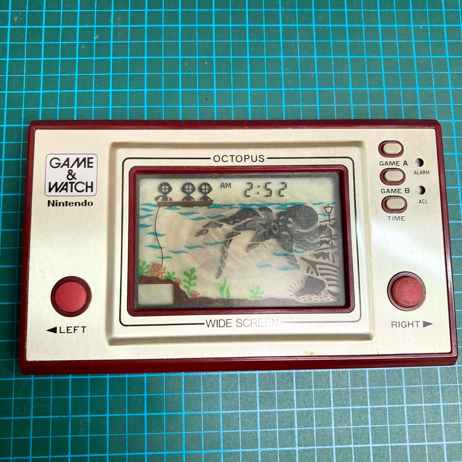 ジャンク】GAME&WATCH オクトパス OCTOPUS OC-22レトロゲーム 任天堂