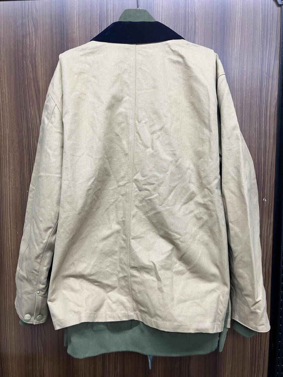 sacai×Carhartt サカイ × カーハート 23-03110 M CanvasMA-1 JKMichigan 23 AW 再構築ジャケット ワークジャケット MA-1 サイズXL相当