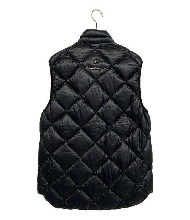 archive 03 aw UNDERCOVER×FRAGMENT embroidery logo downvest 刺繍ロゴダウンベスト ブラック サイズL アンダーカバー×フラグメント