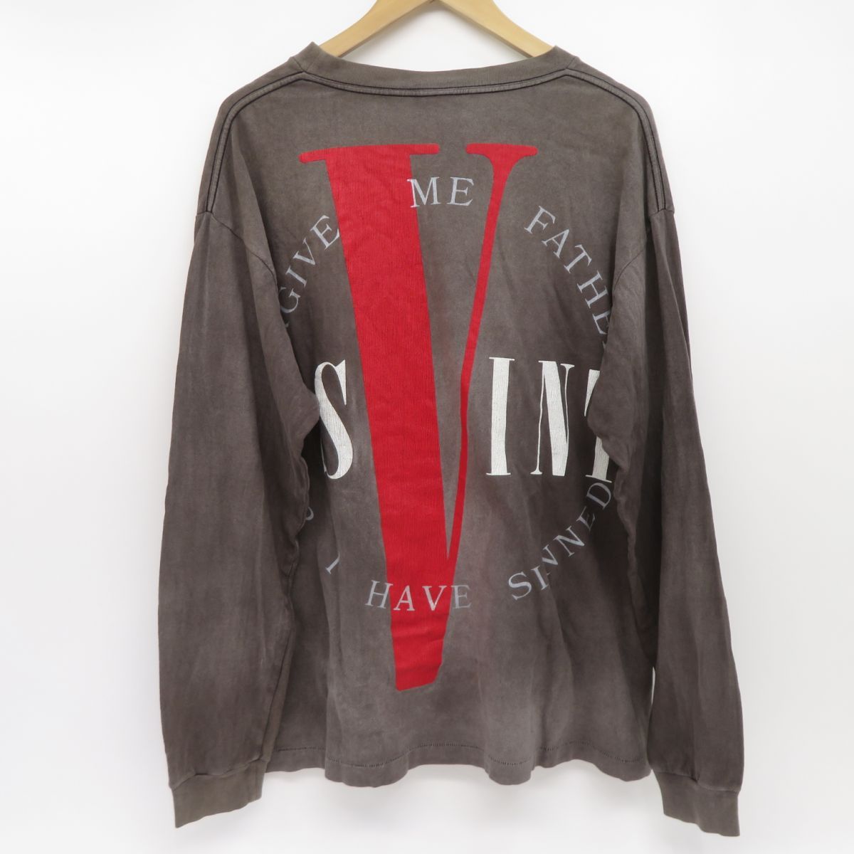 SAINT Mxxxxxx セントマイケル VLONE LS TEE 長袖 Tシャツ Lサイズ