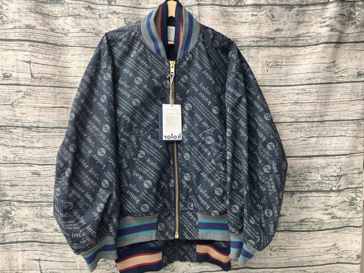 kolor 21 SCM-G 06107 SS モノグラムレイヤードブルゾン ONE SIZE