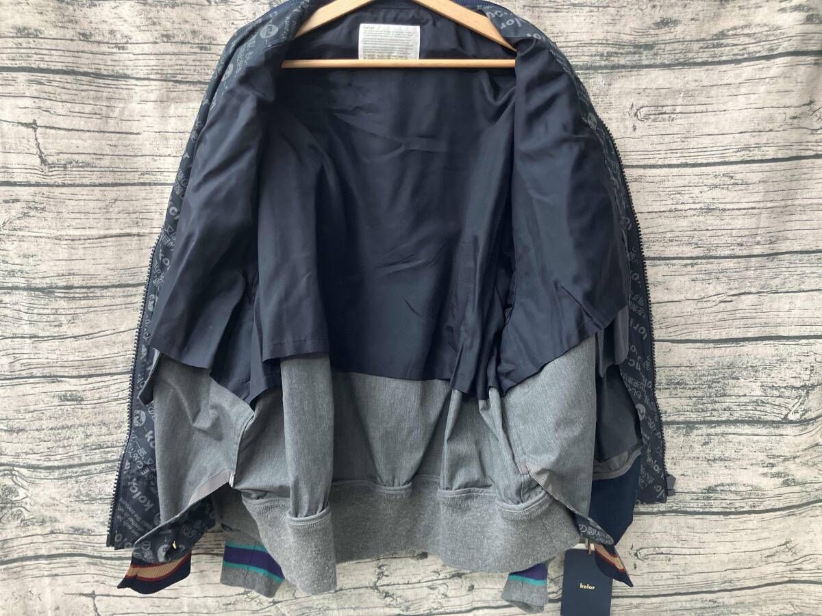 SS モノグラムレイヤードブルゾン