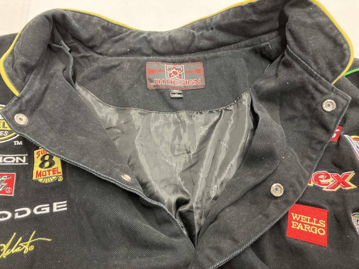 JH DESIGN コットンレーシングジャケット ジェフハミルトン 刺繍