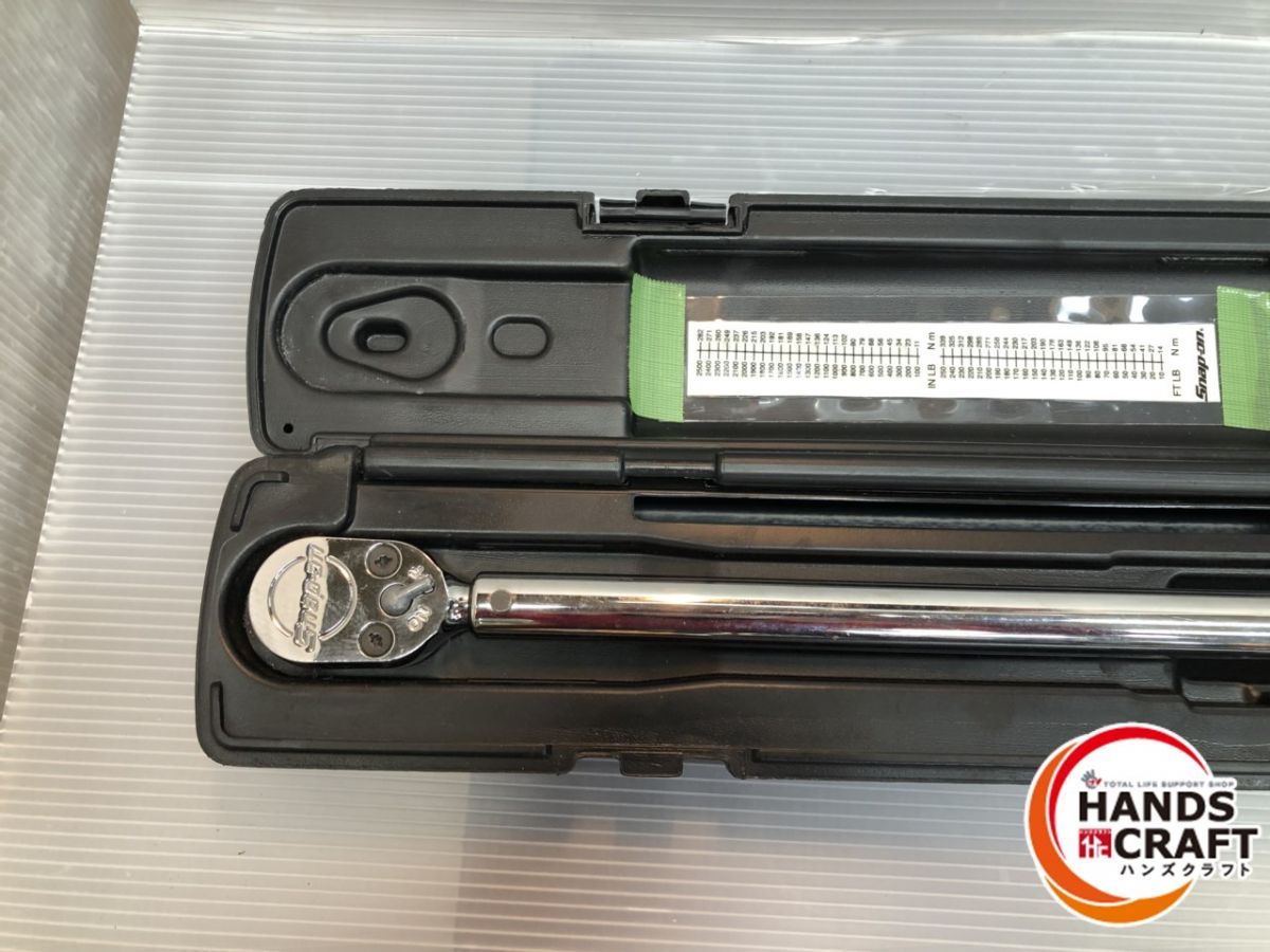 スナップオン トルクレンチ 校正不明 ケース付き