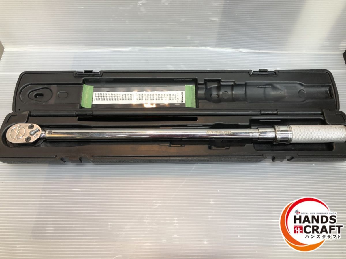 スナップオン トルクレンチ 校正不明 ケース付き