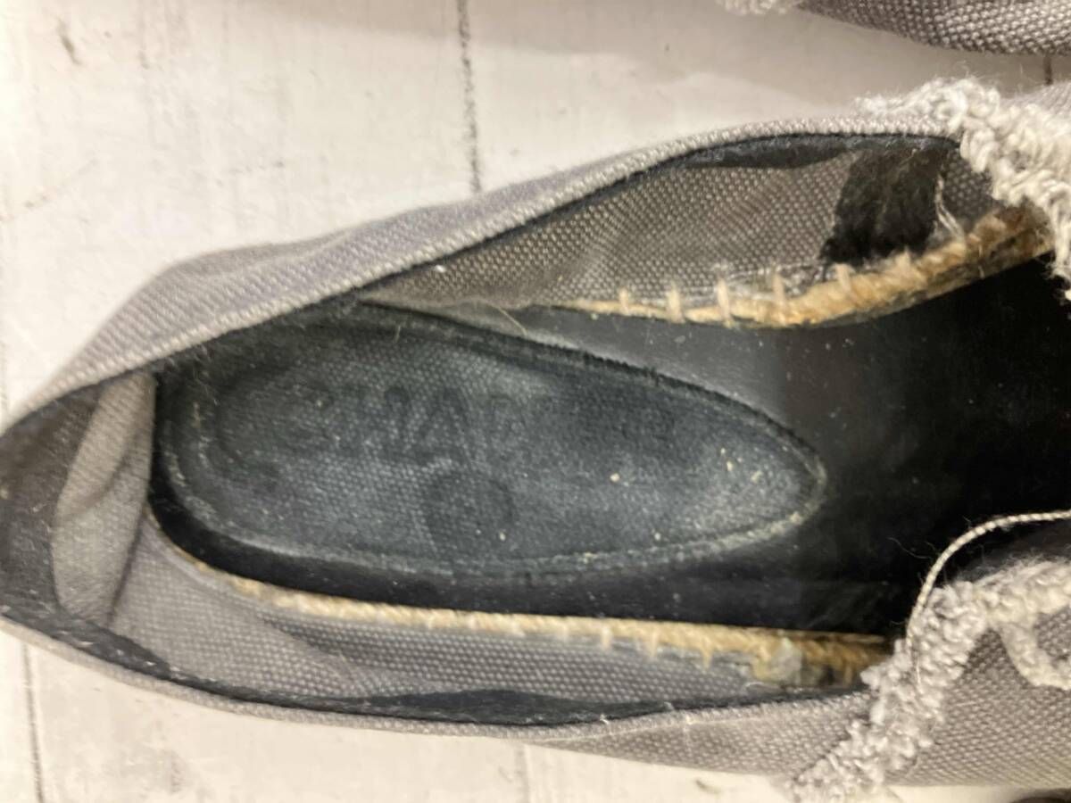 エスパドリーユ グレー39