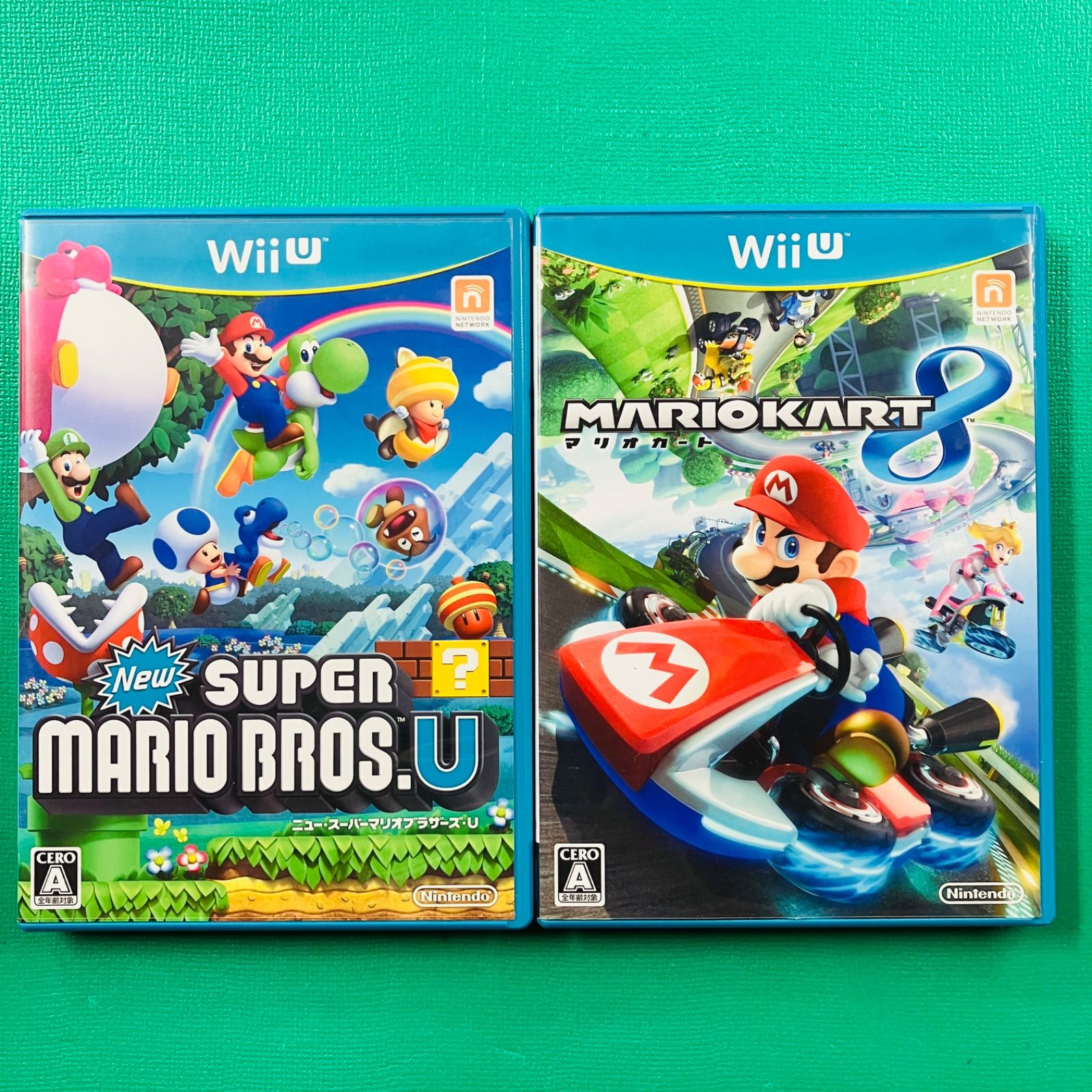 2点セット】WiiU Newスーパーマリオブラザーズ マリオカート - メルカリ