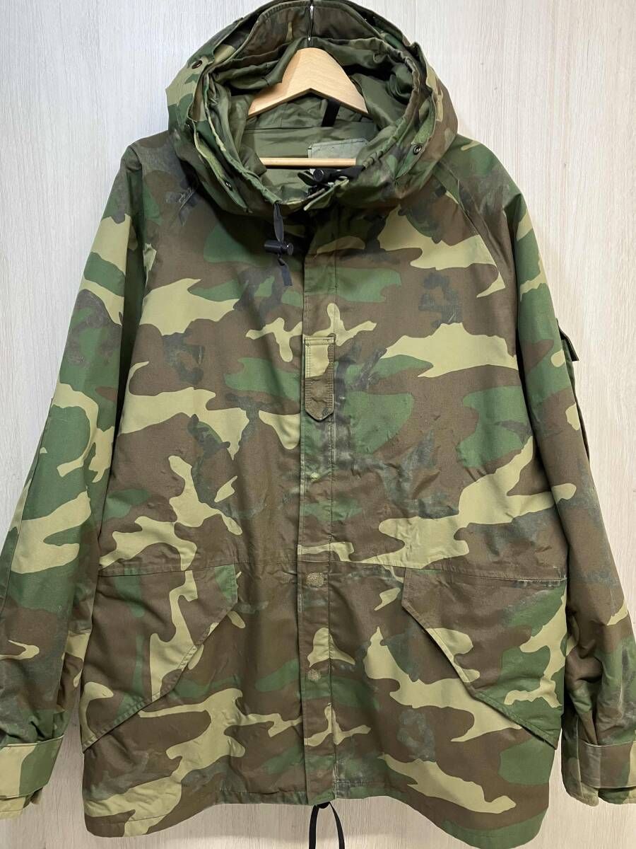 US ARMY TENNESSEE APPAREL ECWCS GEN I ウッドランドカモ ジャケット パーカー ブルゾン MIL-P-44188C 迷彩 L-LONG テネシー アパレル