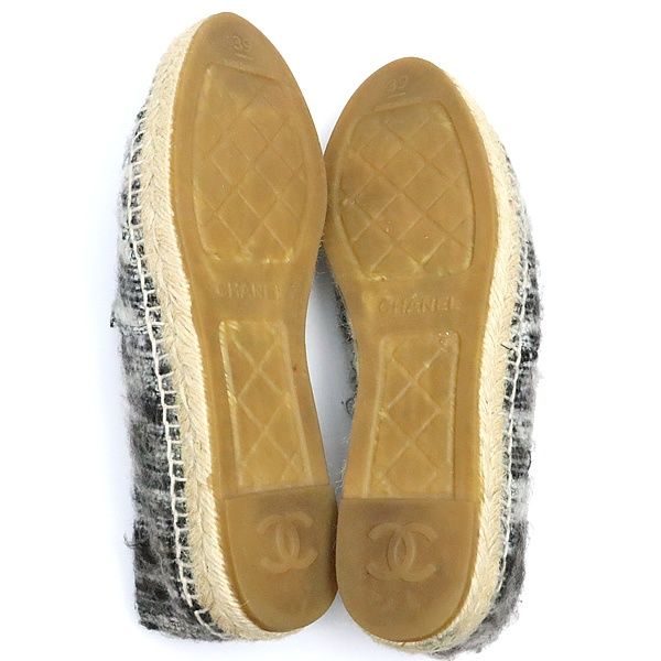 広尾店】シャネル CHANEL エスパドリーユ レディース フラットシューズ