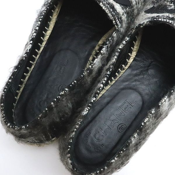 広尾店】シャネル CHANEL エスパドリーユ レディース フラットシューズ