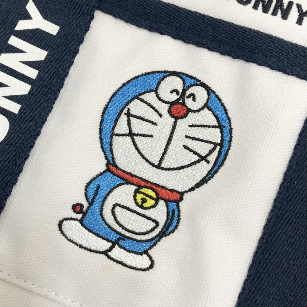 JACK BUNNY ジャックバニー モデル ×Fujiko Pro 90 th カートバッグ ドラえもん キャンバス ホワイト系 ゴルフウェア ストスト ゴルフ教室 ゴルフバッグ キャディバッグ 