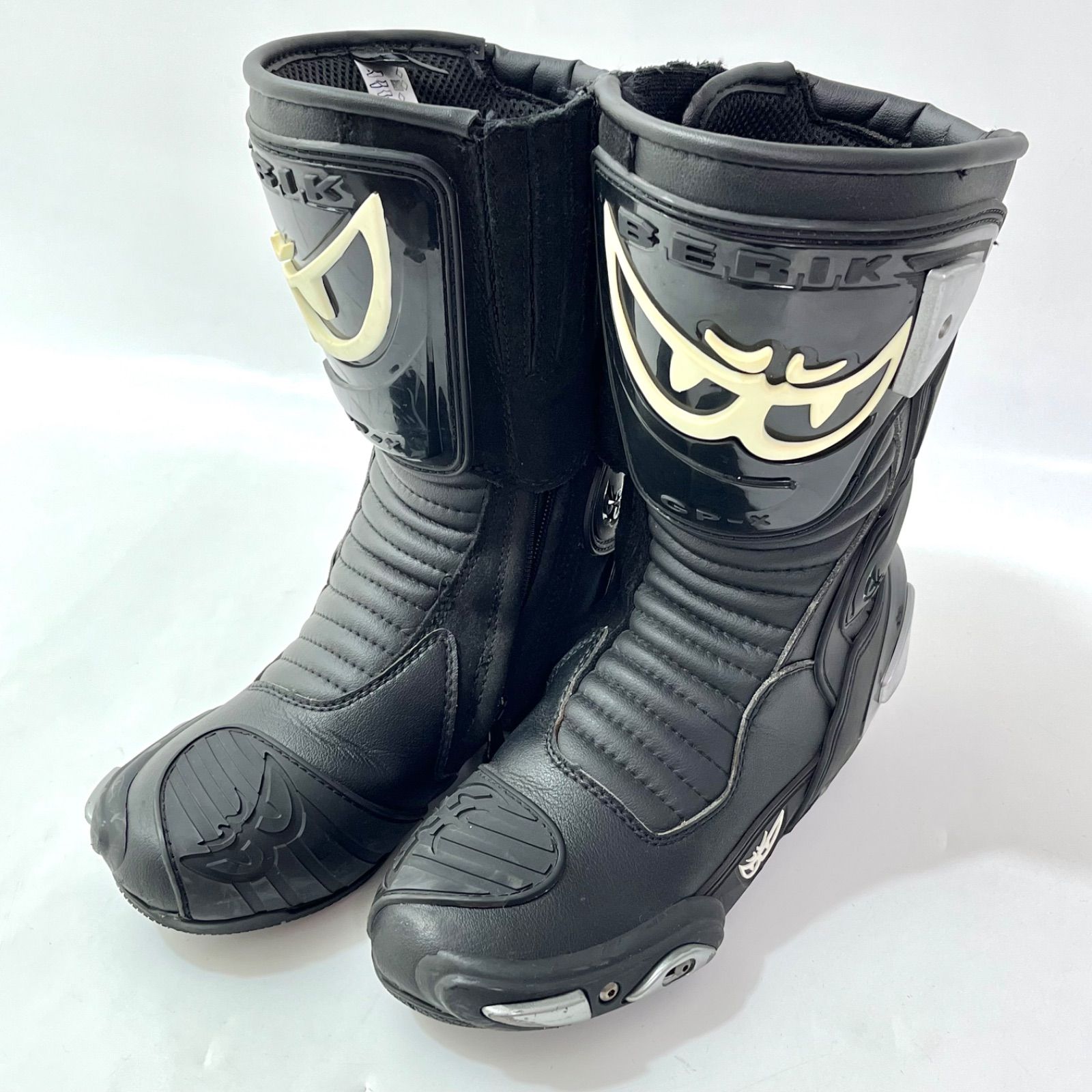 ち27) BERIK ベリック レーシングブーツ バイク用ブーツ 24cm (EUR39